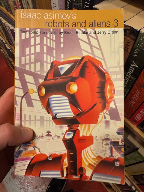 Another 90s edition Isaac Asimov novel with Fred Gambino cover art.